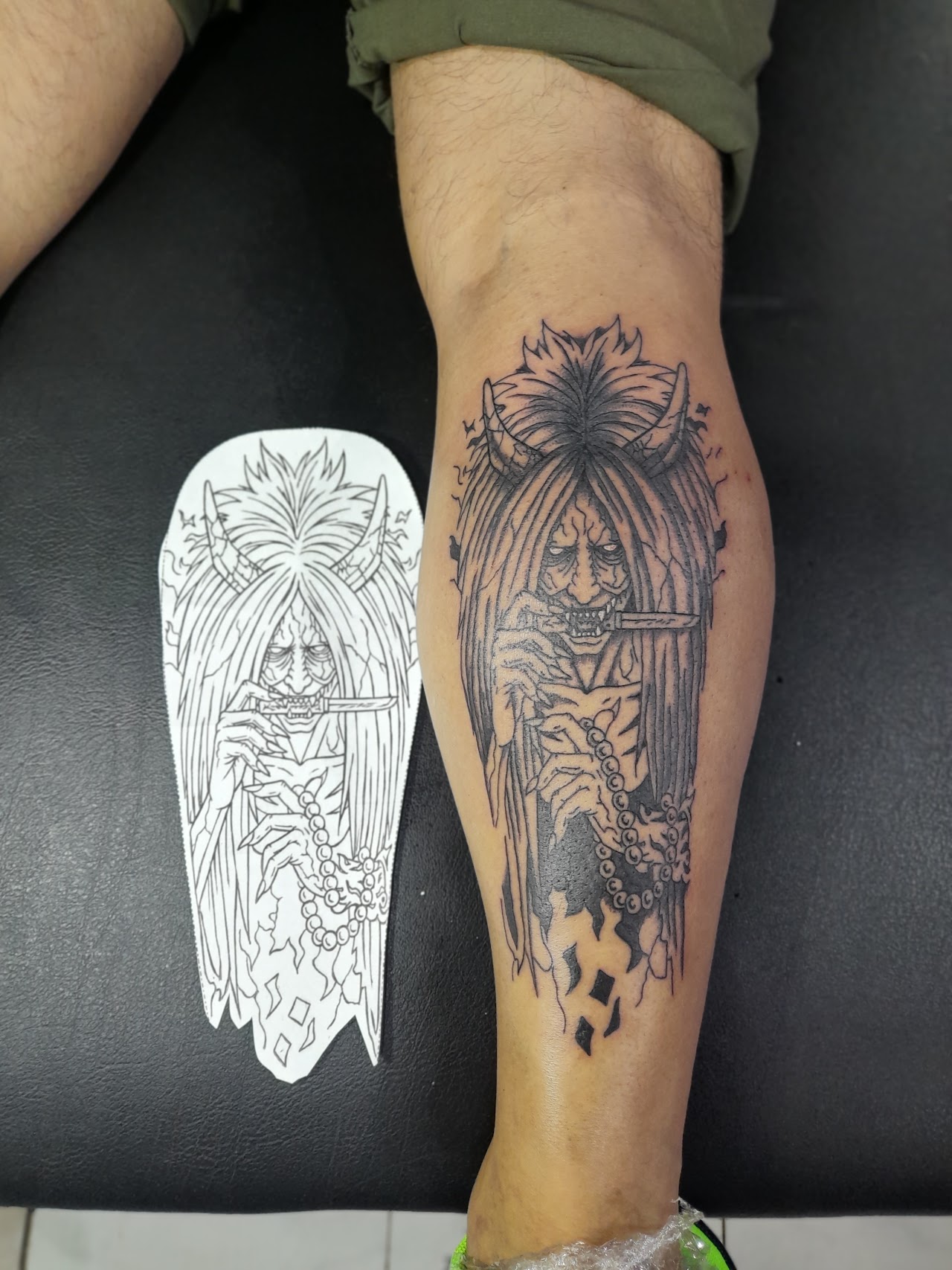 Tatuaje mandala de manga completa realizado en el estudio Tatuajes Ericlapton